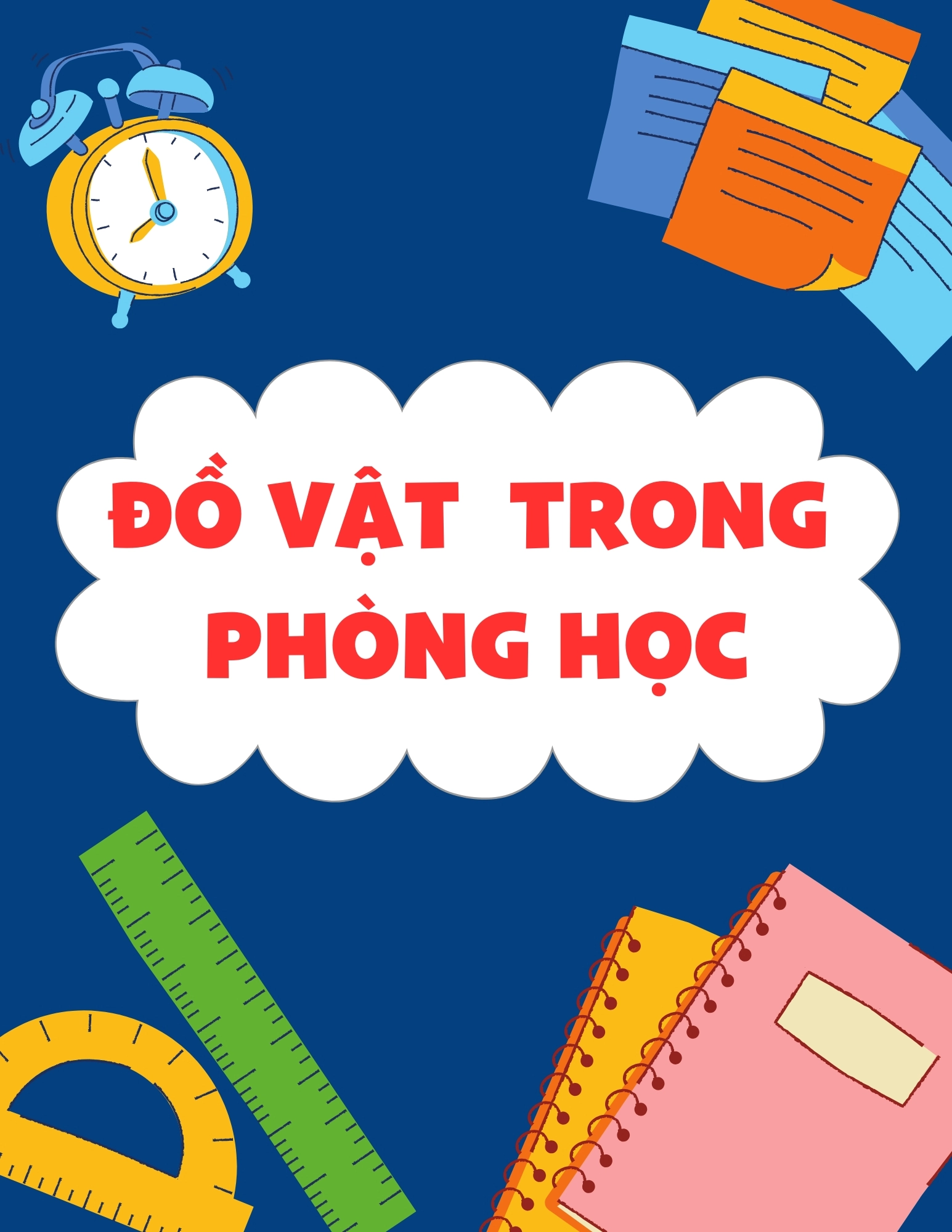 Flashcard Đồ Vật Trong Phòng Học