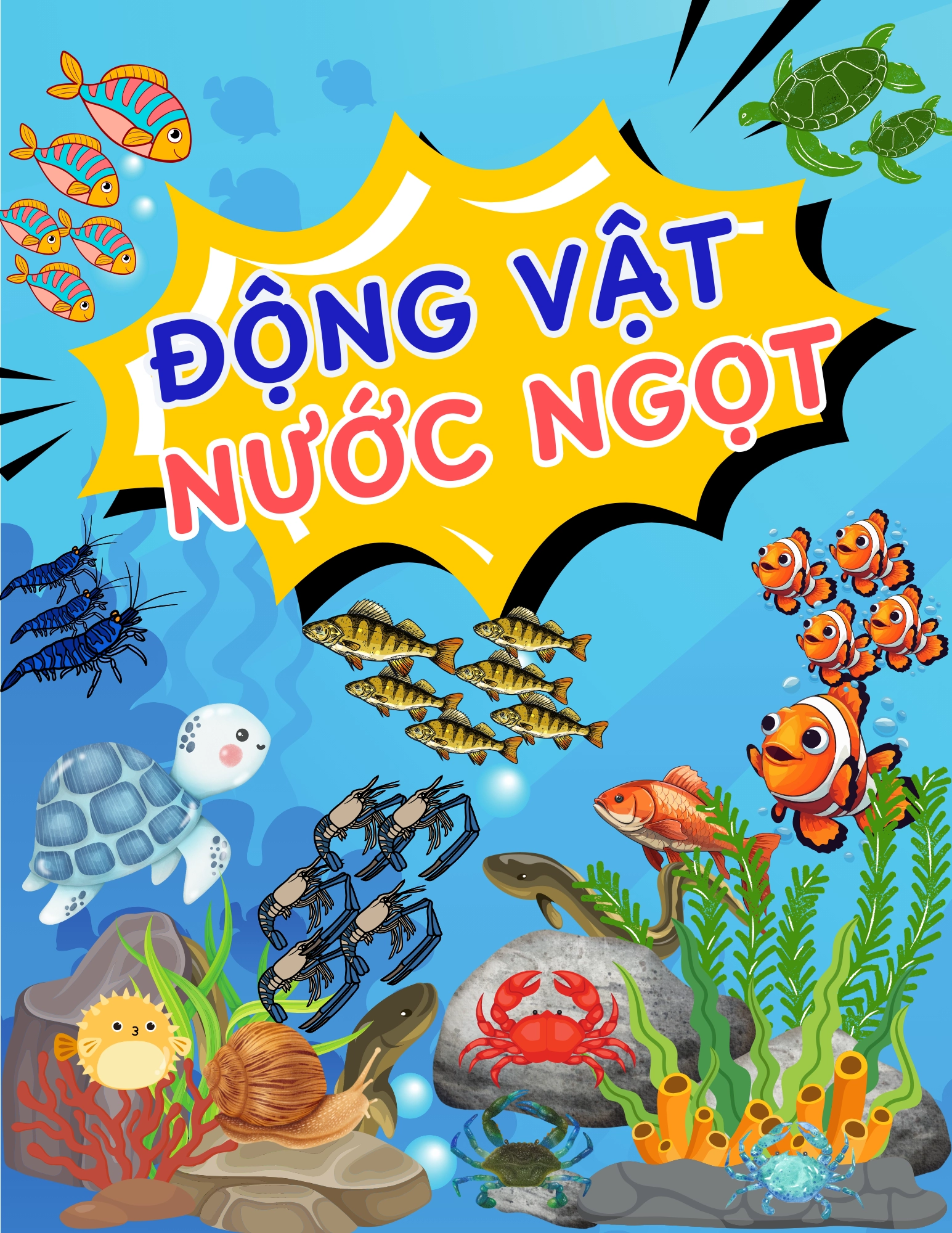 Flashcard Động Vật Nước Ngọt
