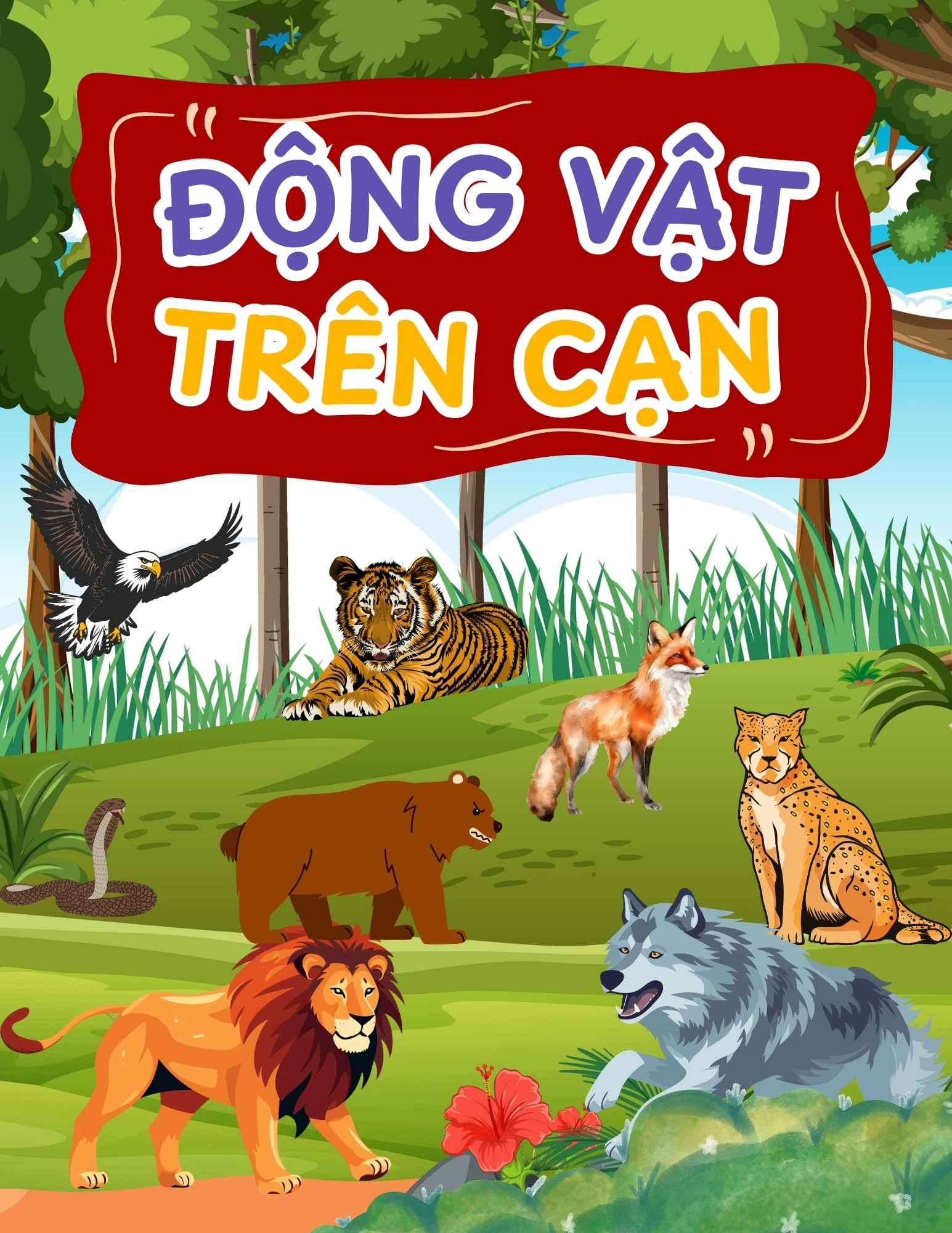 Flashcard Động Vật Trên Cạn