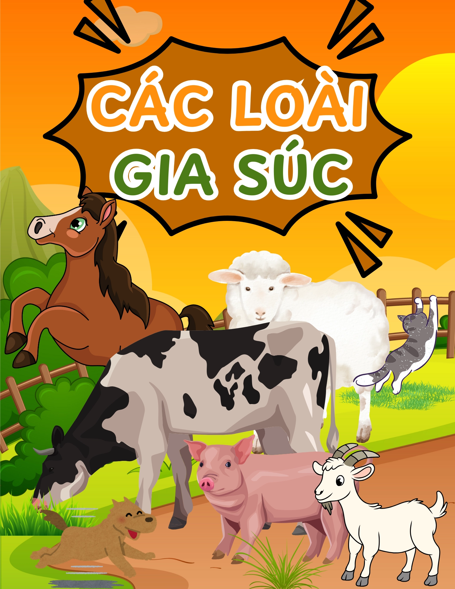 Flashcard Các Loài Gia Súc