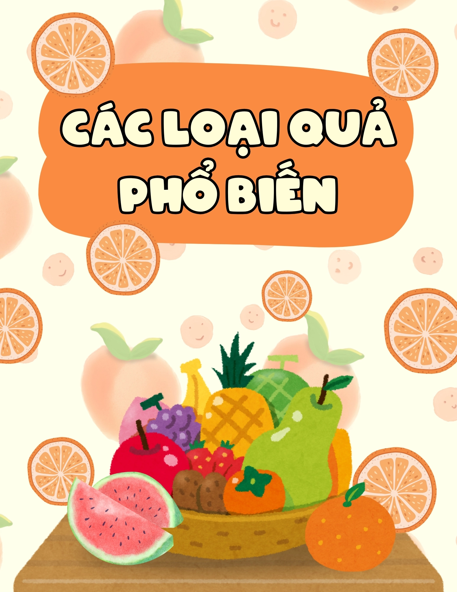 Flashcard Các Loại Quả Phổ Biến