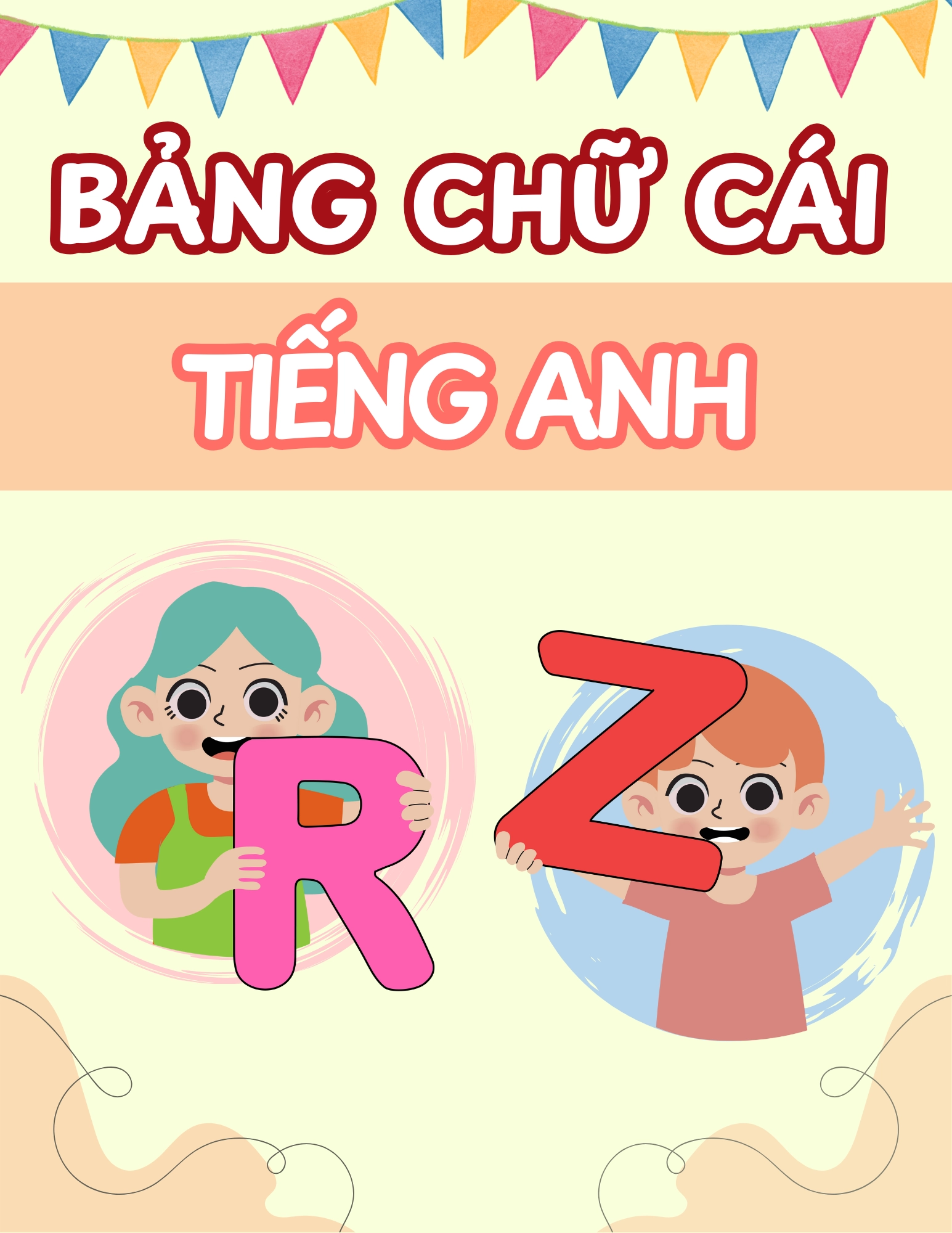 Flashcard Bảng Chữ Cái R - Z