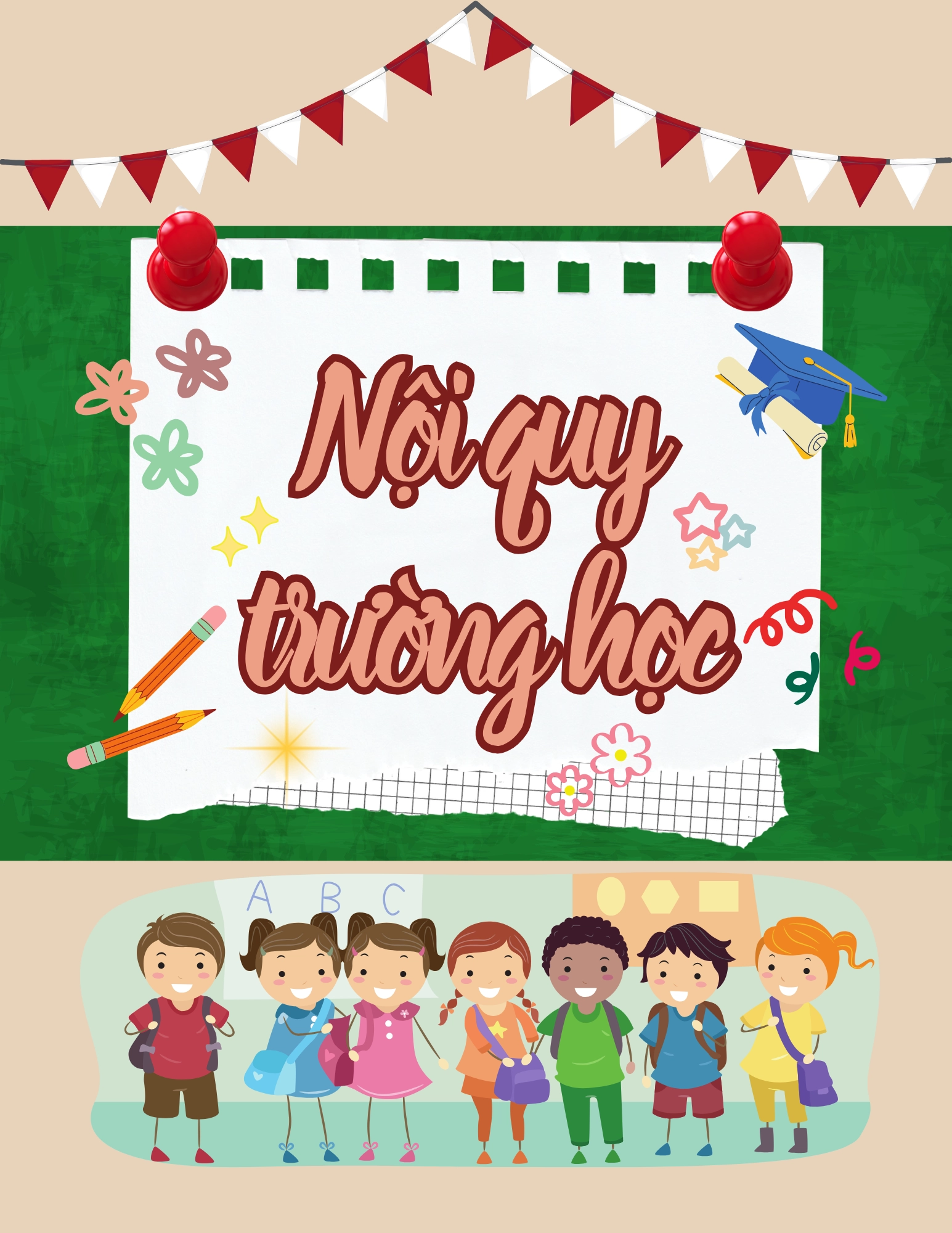 Flashcard Nội Quy Trường Học
