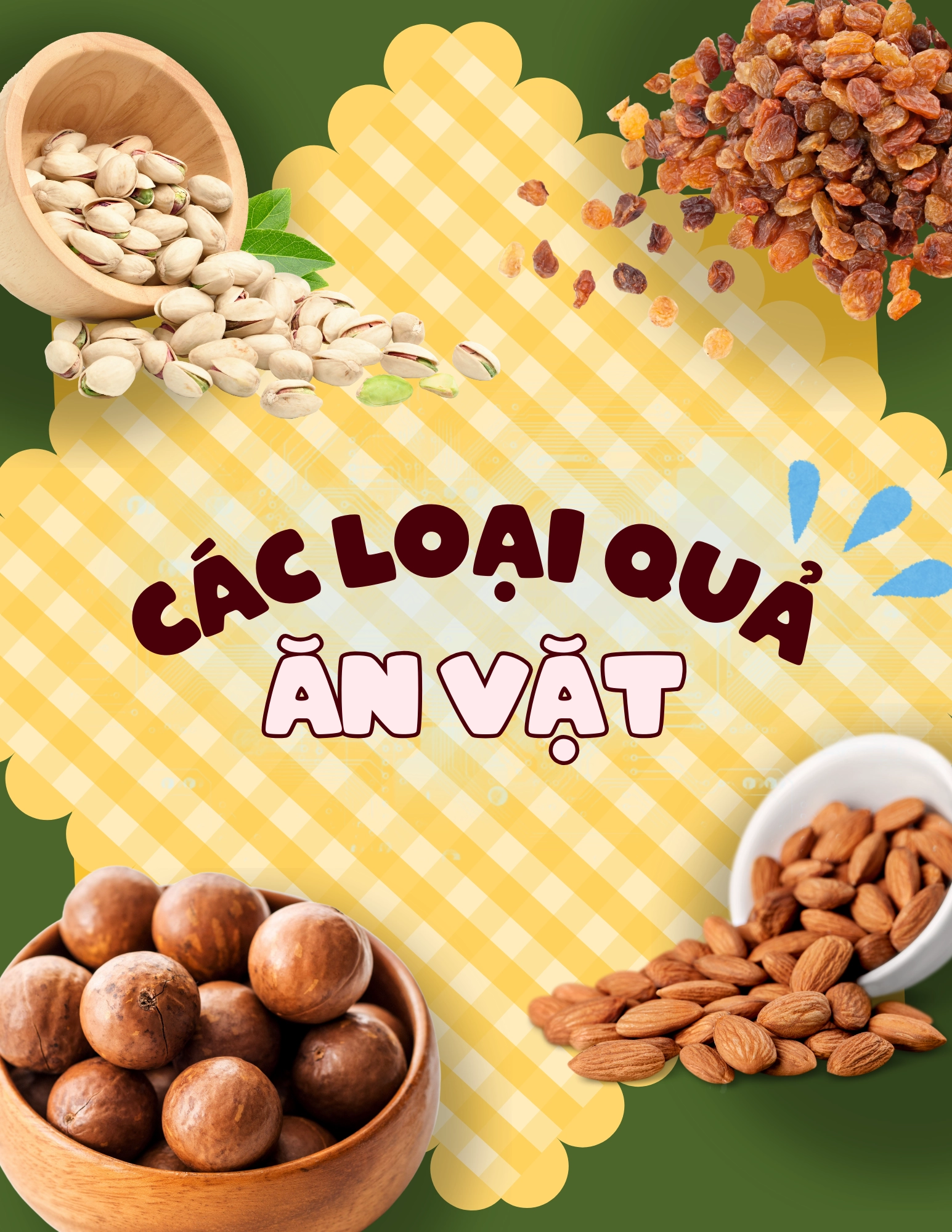 Flashcard Các Loại Quả Ăn Vặt