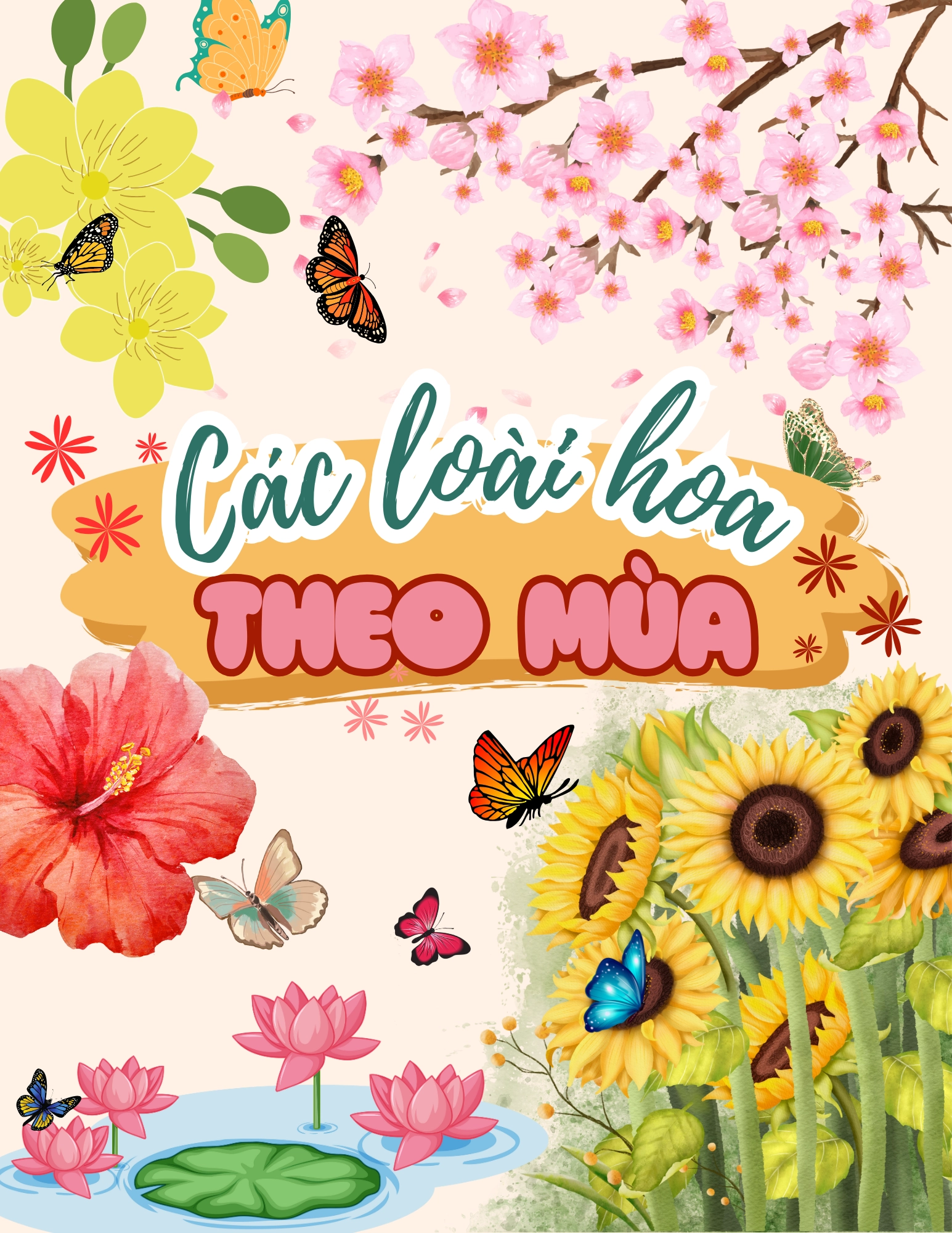 Flashcard Các Loài Hoa Theo Mùa
