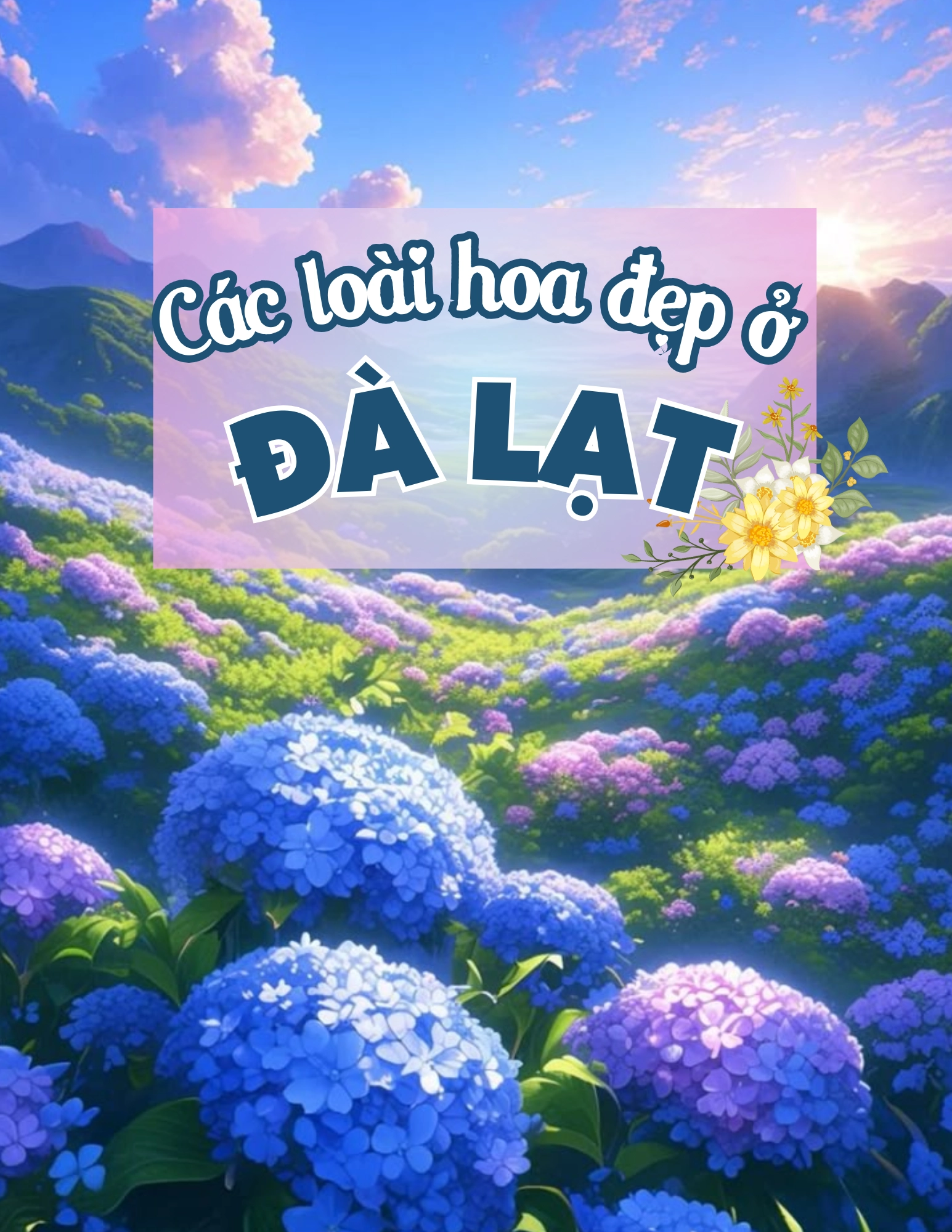 Flashcard Các Loài Hoa Đẹp Ở Đà Lạt