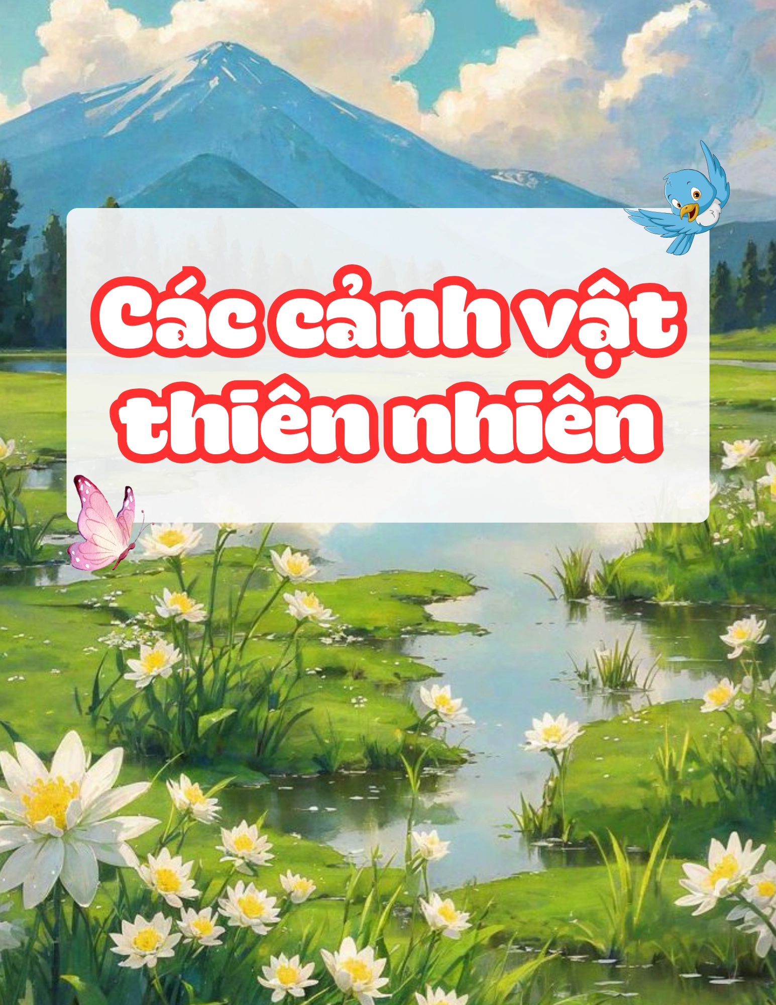 Flashcard Các Cảnh Vật Thiên Thiên