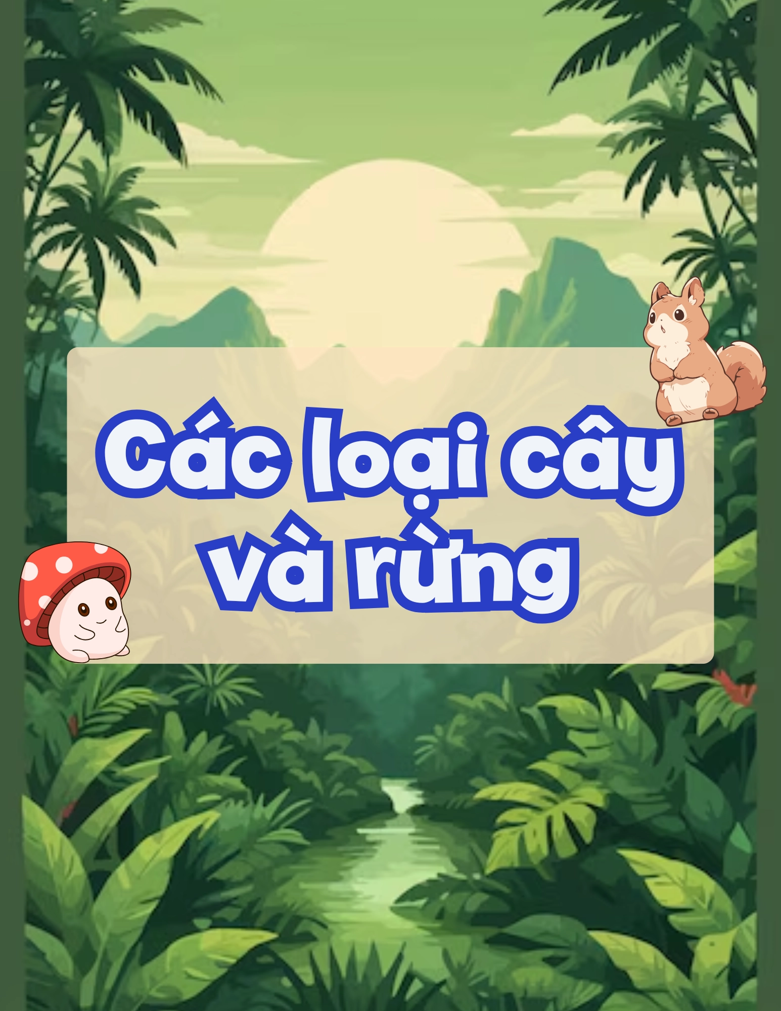 Flashcard Các Loại Cây Và Rừng