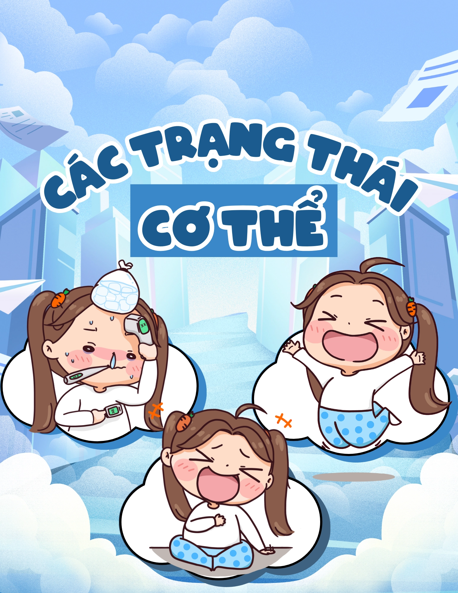 Flashcard Các Trạng Thái Cơ Thể