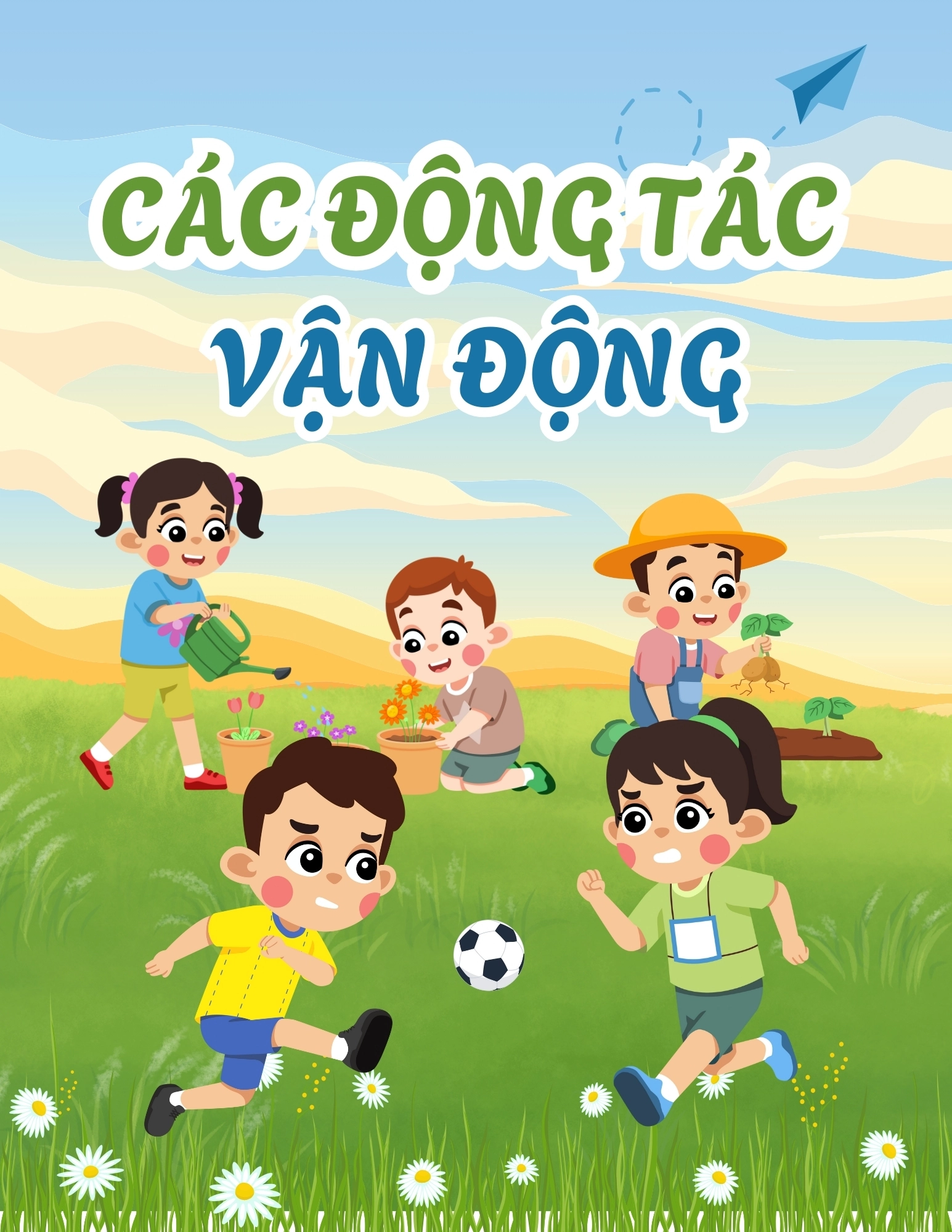Flashcard Các Động Tác Vận Động