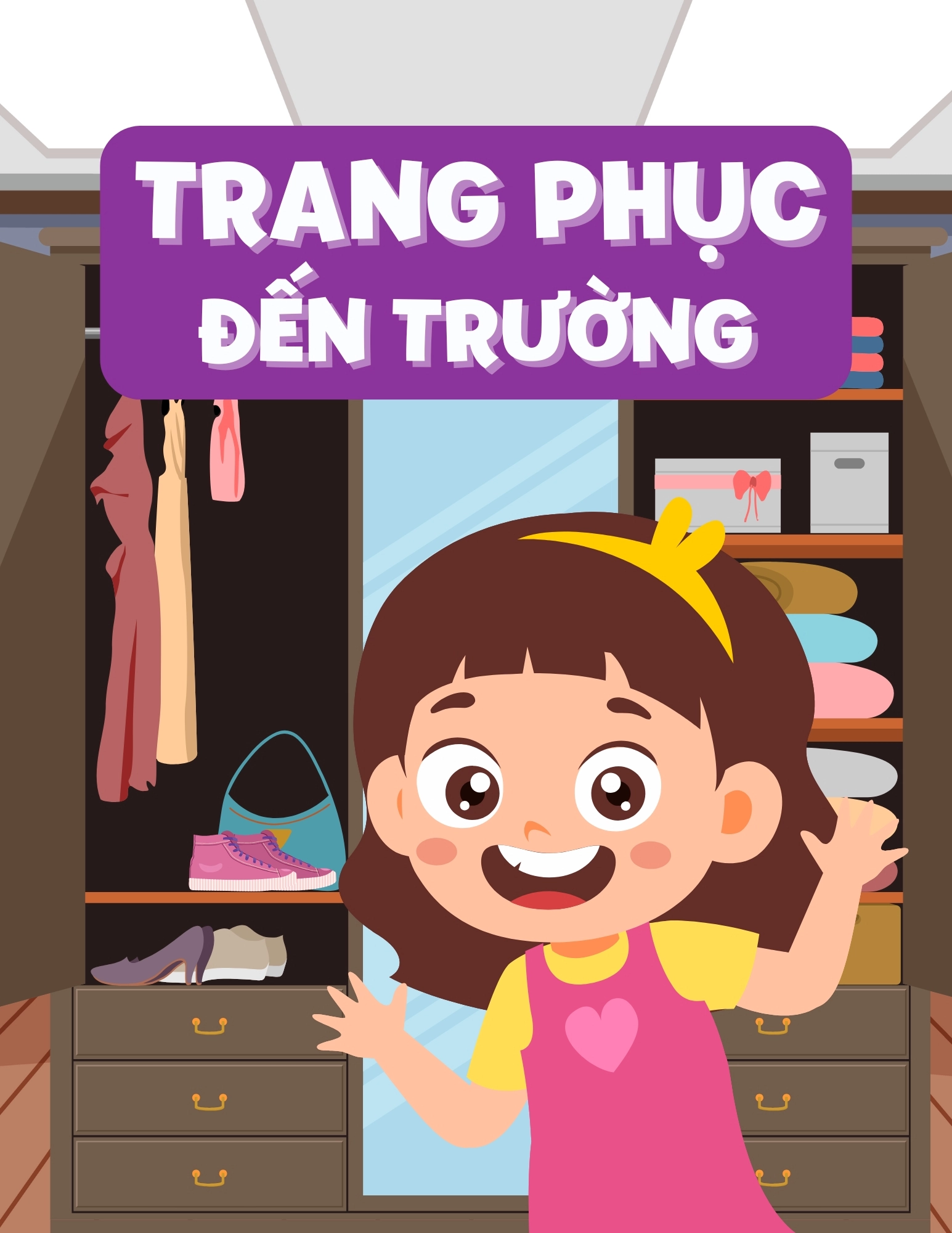 Flashcard Trang Phục Đến Trường