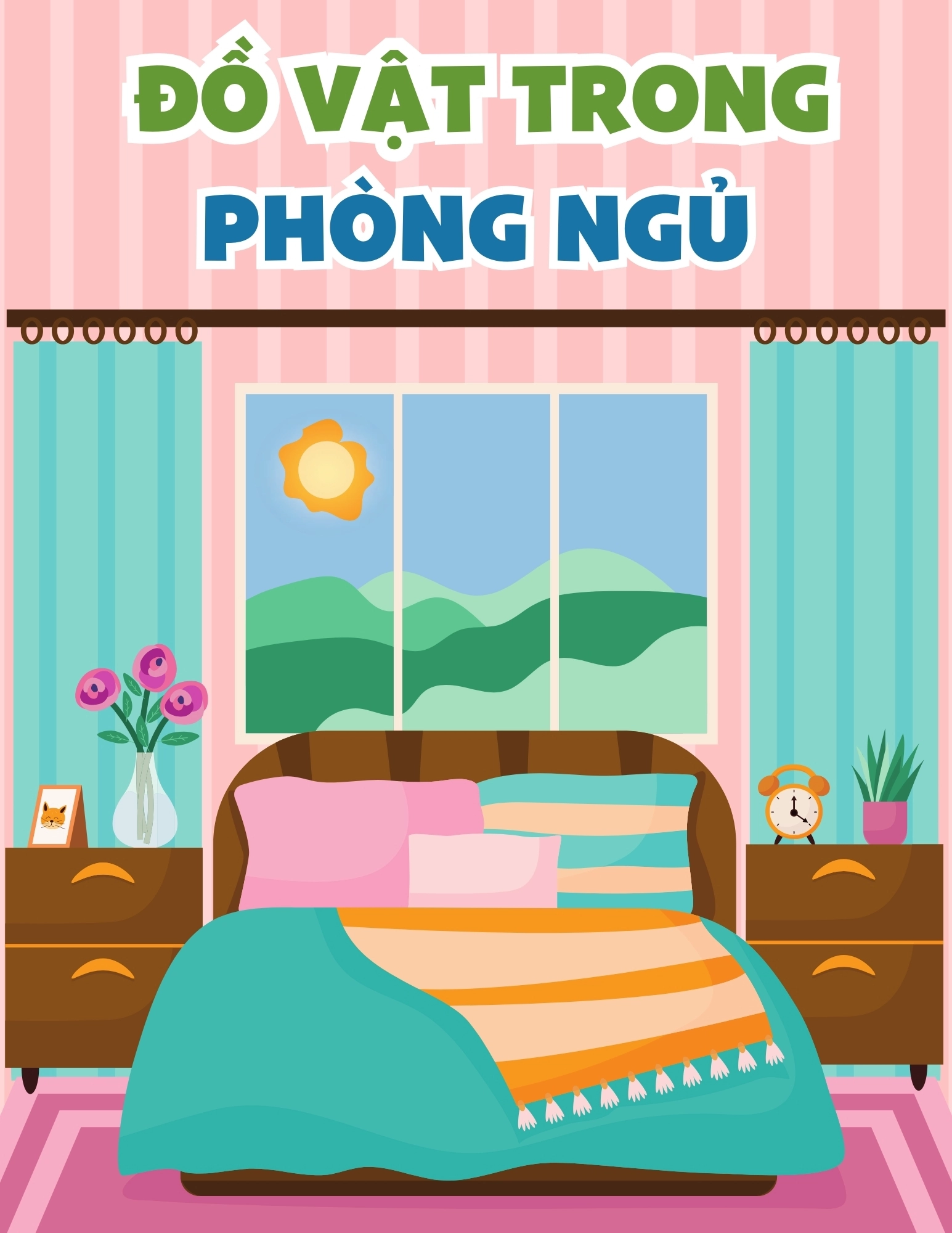 Flashcard Đồ Vật Trong Phòng Ngủ