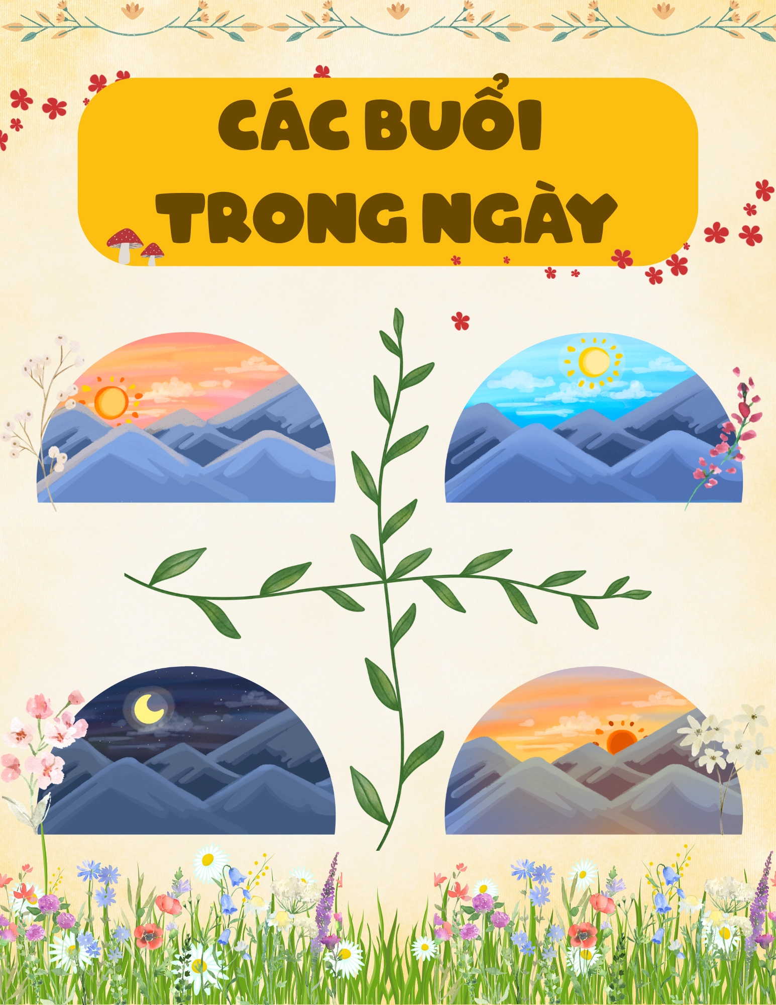 Các Buổi Trong Ngày