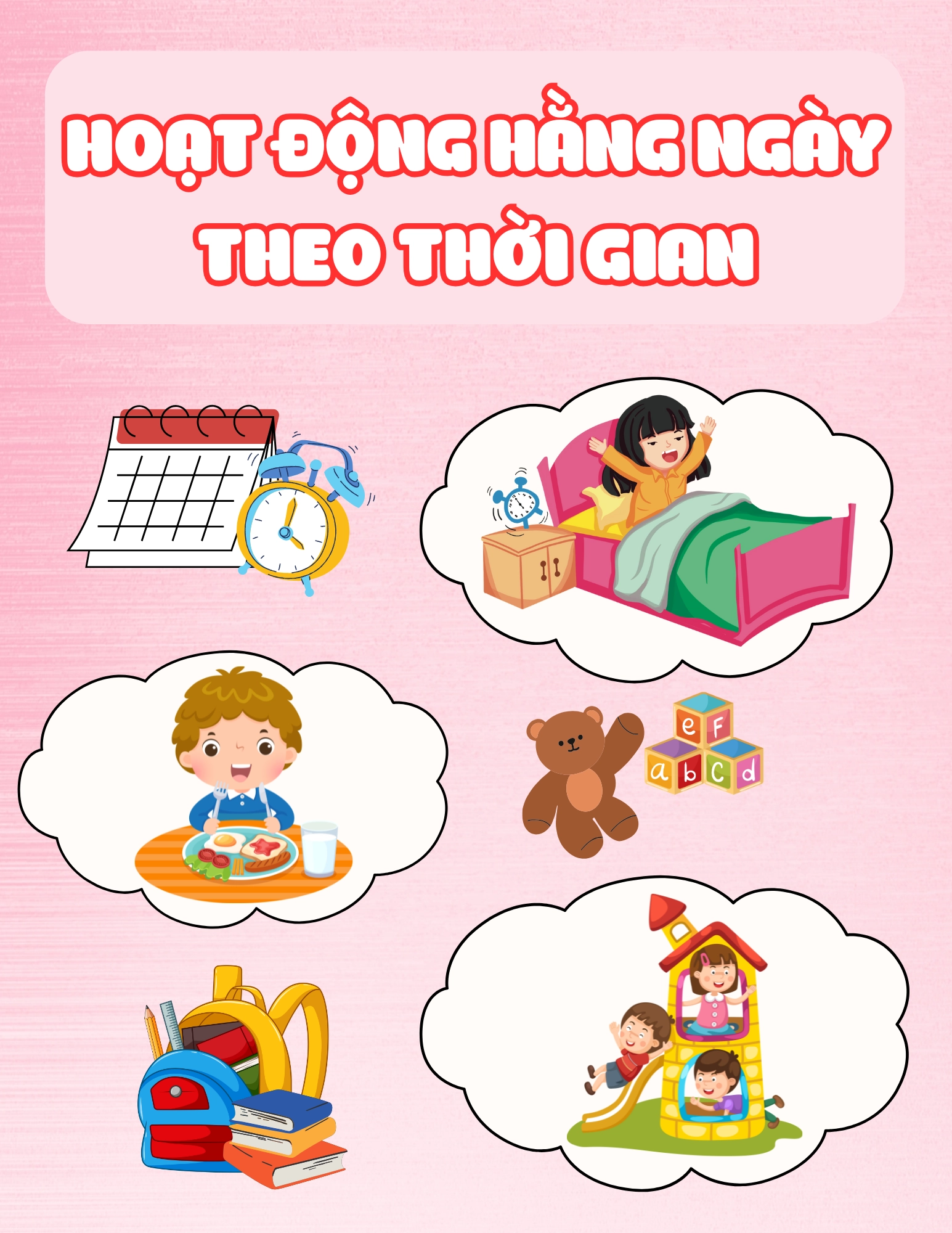 Hoạt Động Hằng Ngày Theo Thời Gian