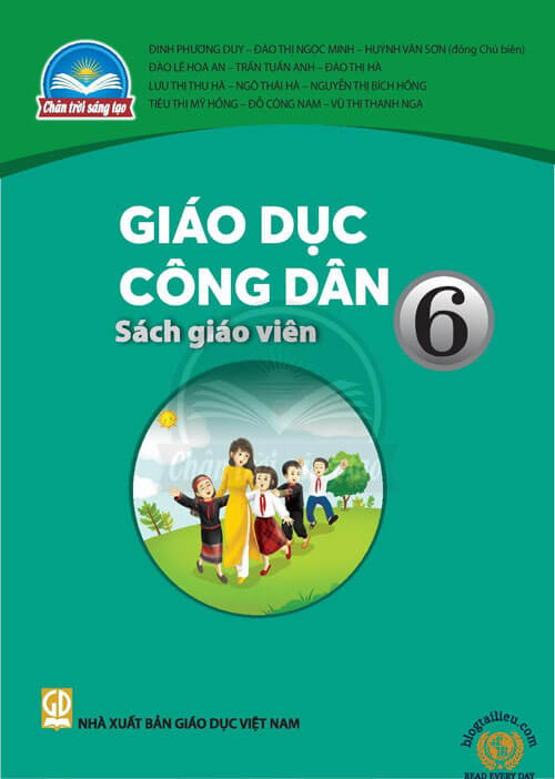 Sách giáo viên Giáo Dục Công Dân 6 – Chân Trời Sáng Tạo