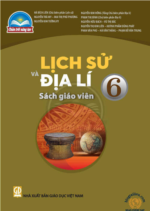 Sách giáo viên Lịch sử Và Địa lí 6 – Chân Trời Sáng Tạo