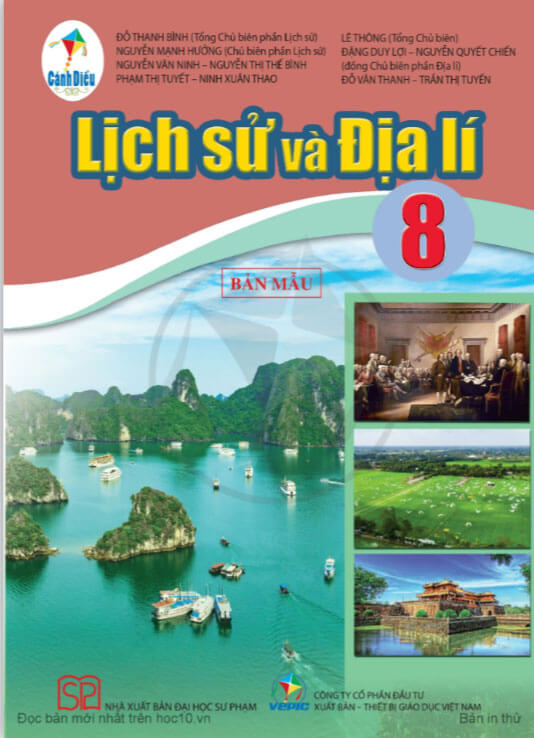 Sách giáo khoa Lịch sử và Địa lí 8 - Cánh Diều