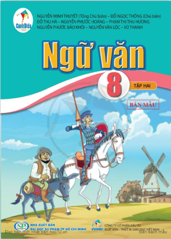 Sách giáo khoa Ngữ văn 8 - Tập 2 Cánh Diều