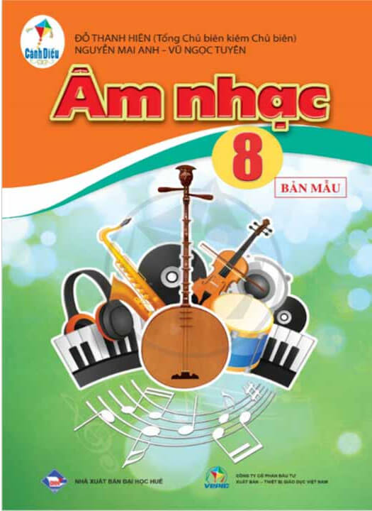 Sách giáo khoa Âm nhạc 8 - Cánh Diều