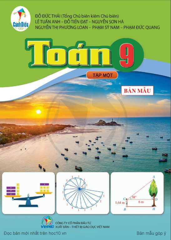 Sách giáo khoa Toán 9 - Tập 1 Cánh Diều