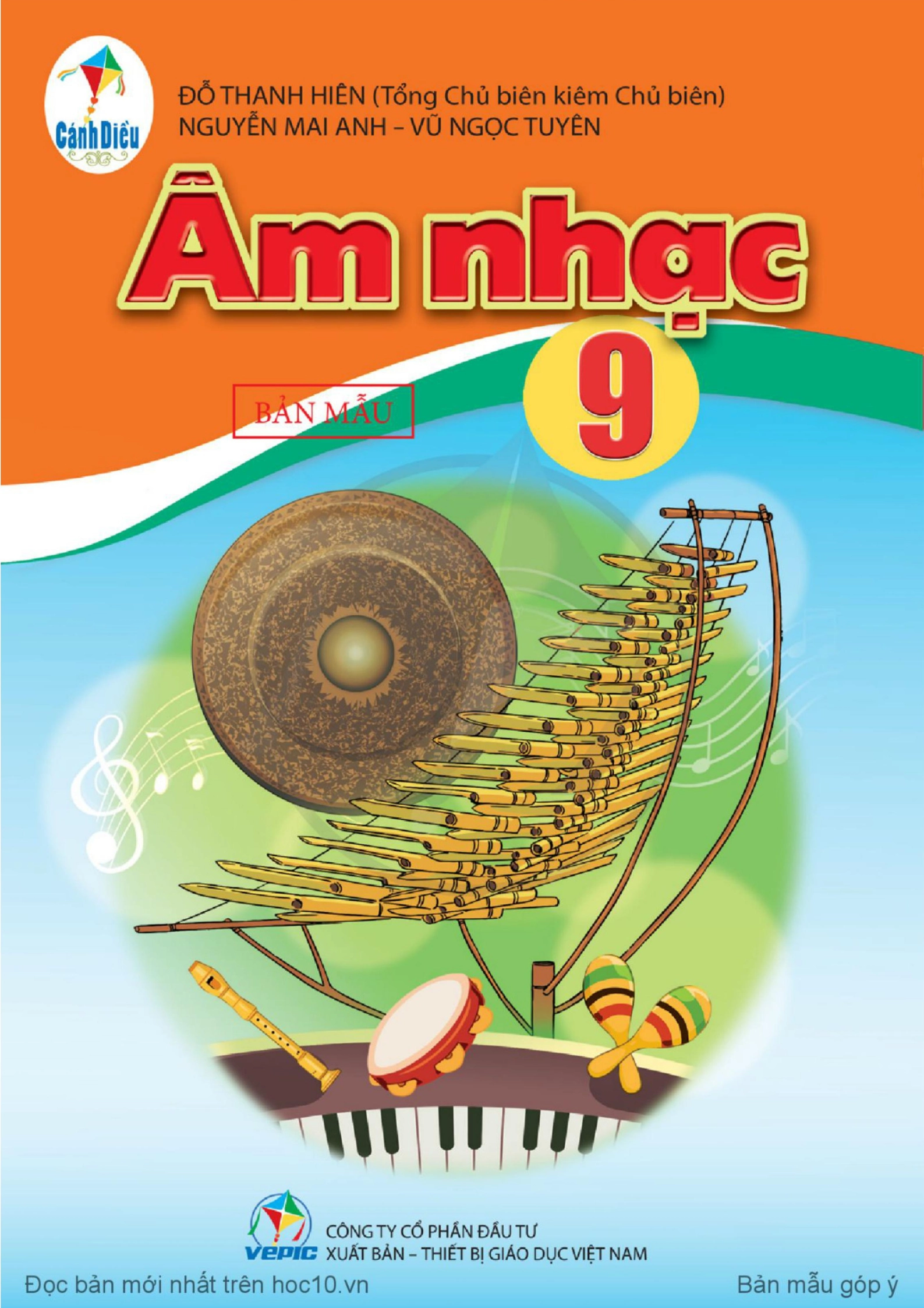 Sách giáo khoa Âm nhạc 9 - Cánh Diều