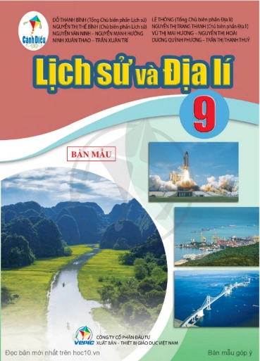 Sách giáo khoa Lịch sử và Địa lí 9 Cánh diều