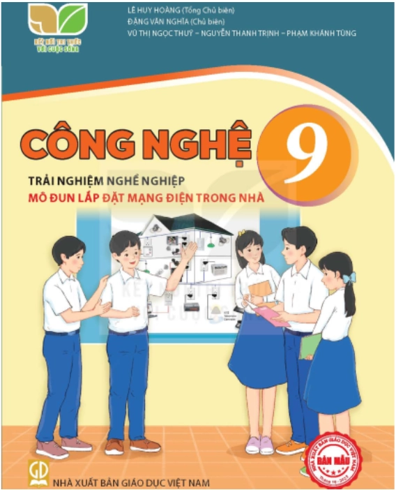 Sách giáo khoa Công nghệ 9 Lắp đặt mạng điện trong nhà Kết nối tri thức
