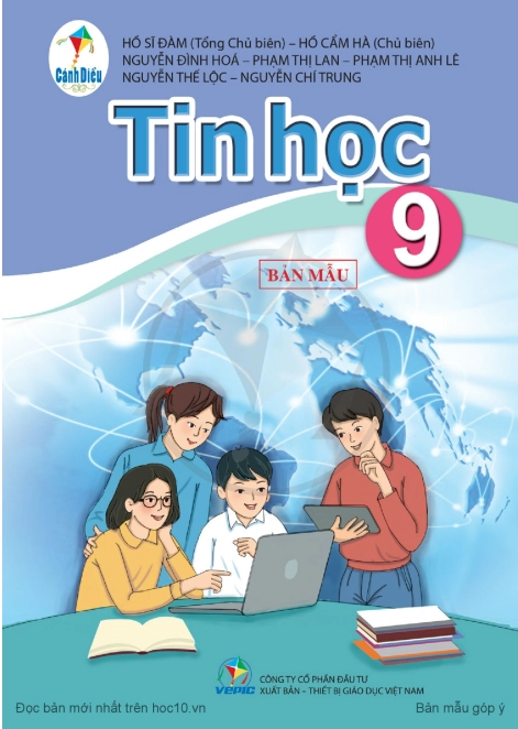 Sách giáo khoa Tin học 9 - Cánh Diều