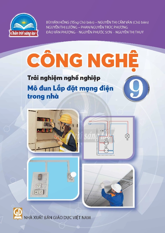 Sách bài tập Công nghệ 9 - TNNN Mô đun Lắp đặt mạng điện trong nhà – Chân trời sáng tạo