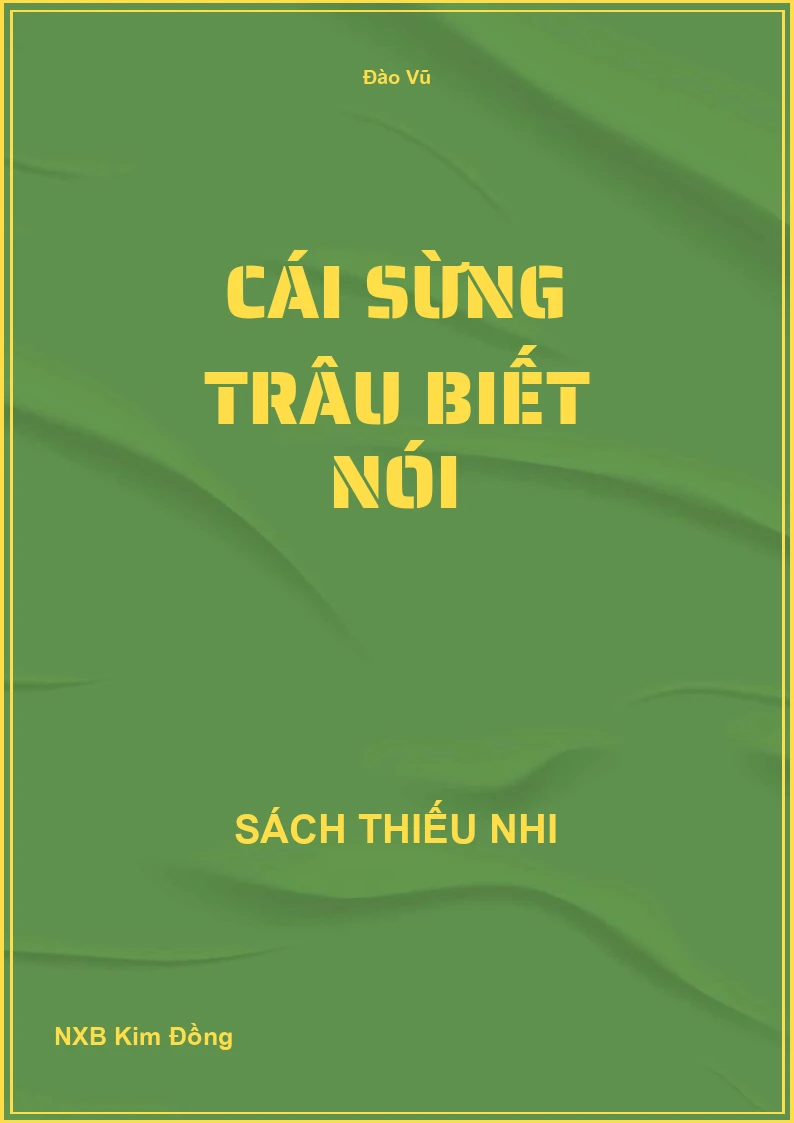 Cái Sừng Trâu Biết Nói