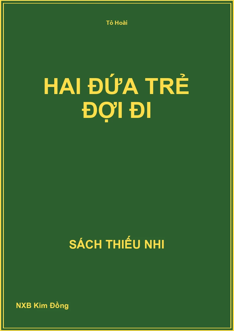 Hai Đứa Trẻ Đợi Đi