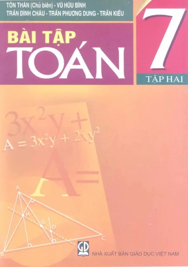 Sách bài tập Toán 7 - Tập 2