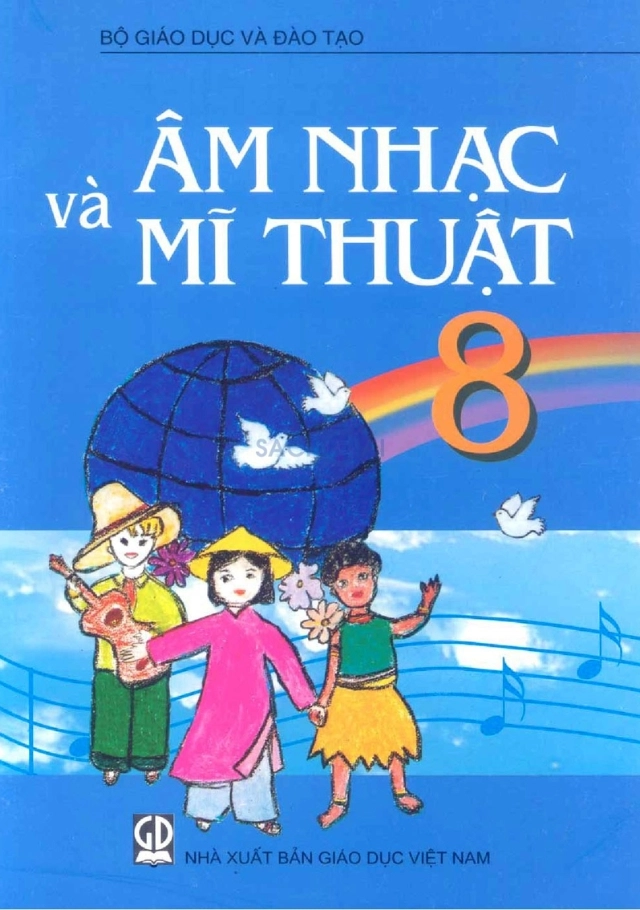 Sách giáo khoa Âm nhạc và Mĩ thuật 8