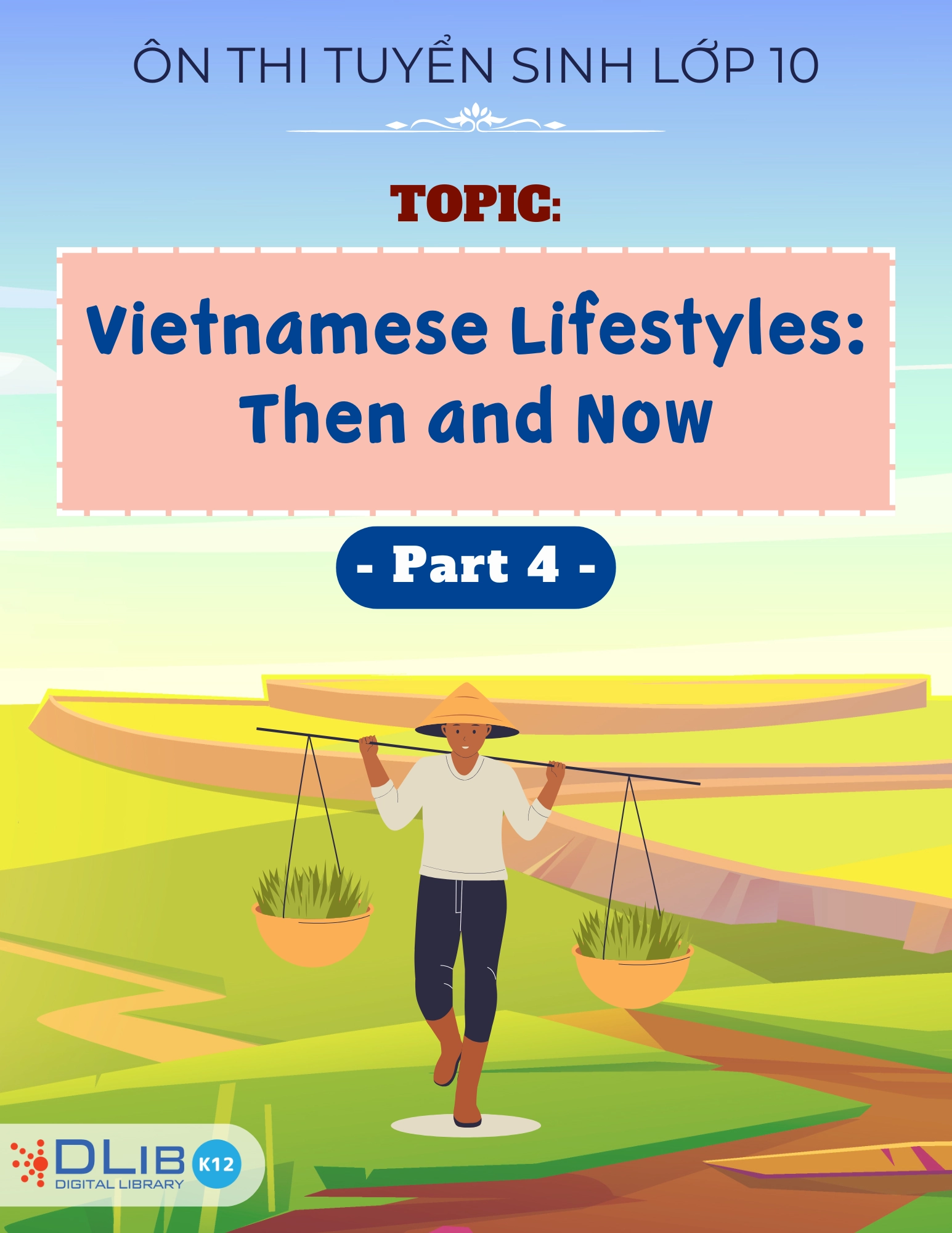 Từ Vựng Ôn Thi Tuyển Sinh Lớp 10 - Chủ Đề: Vietnamese Lifestyles: Then and Now - Part 4