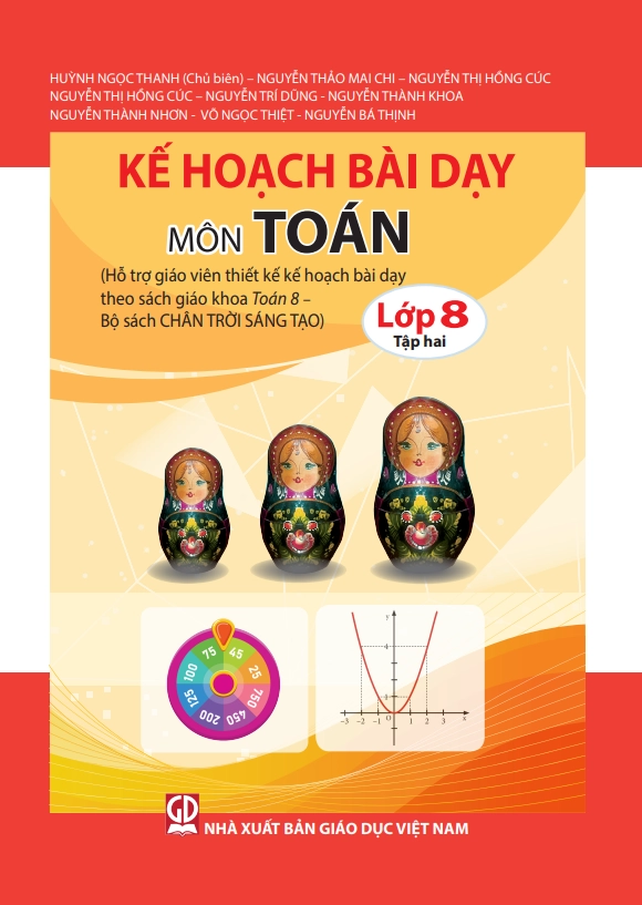 Kế hoạch bài dạy môn Toán 8 - Tập 2 Chân Trời Sáng Tạo