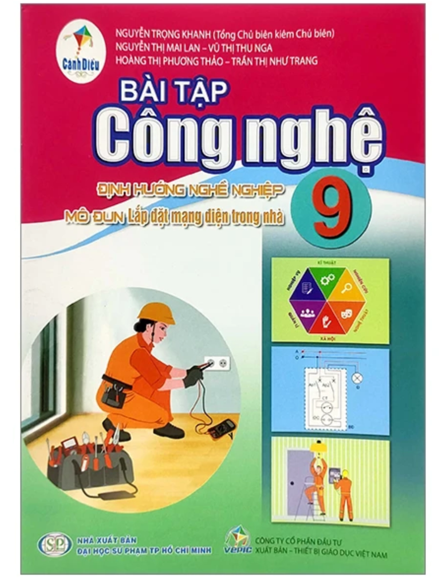 Sách bài tập Công Nghệ 9 - Định Hướng Nghề Nghiệp Mô Đun Lắp Đặt Mạng Điện Trong Nhà - Cánh diều