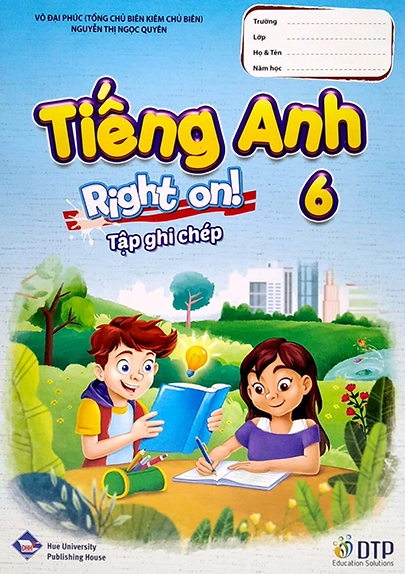 Sách Tiếng Anh 6 - Right on! Tập ghi chép