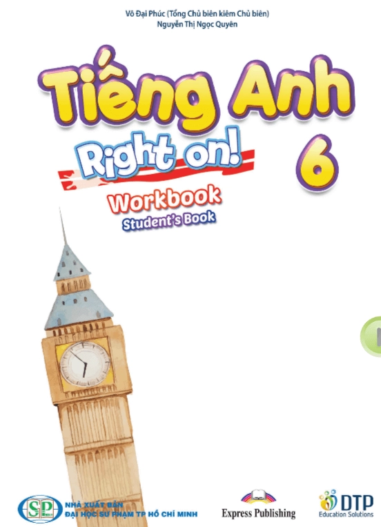 Sách Tiếng Anh 6 - Right On! - Work Book