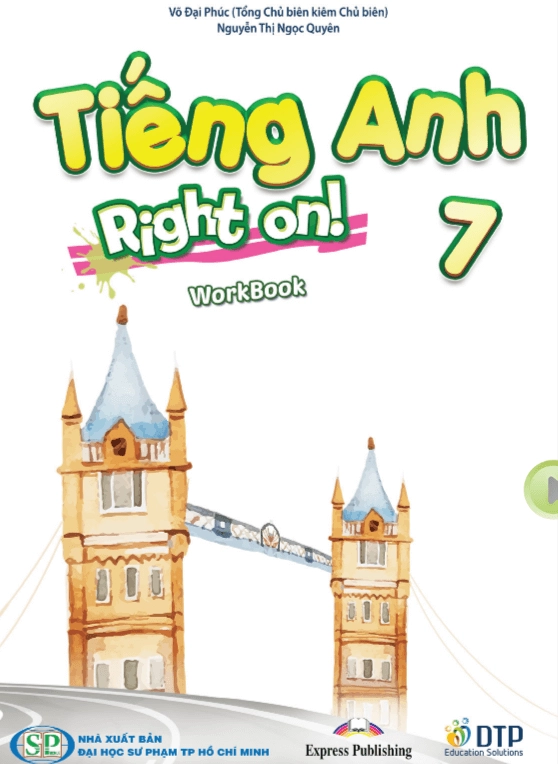 Sách bài tập Tiếng Anh 7 - Right on! - Work book