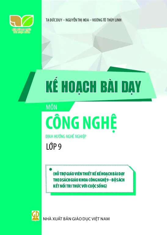 Kế hoạch bài dạy Công nghệ 9 Định hướng nghề nghiệp - Kết nối tri thức