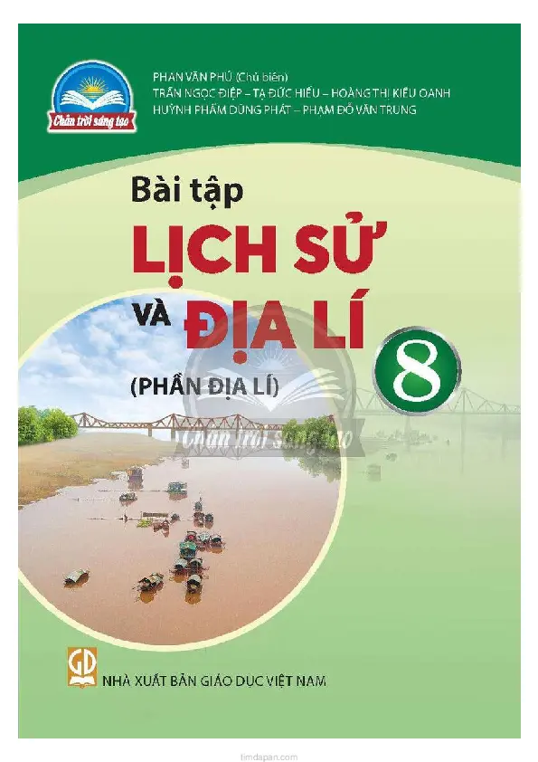 Sách bài tập Lịch sử và Địa lí 8 - Phần Địa lí - Chân trời sáng tạo