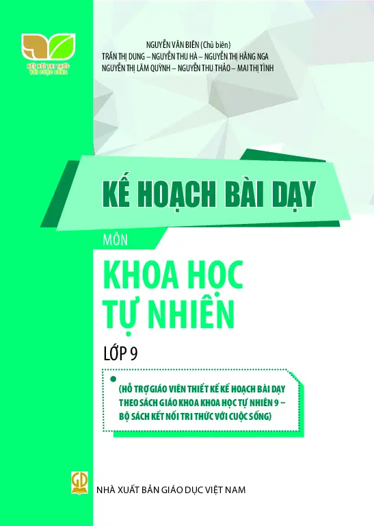 Kế hoạch bài dạy Khoa học tự nhiên 9 - Kết nối tri thức