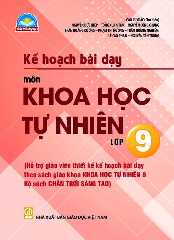 Kế hoạch bài dạy Khoa học tự nhiên 9 - Chân trời sáng tạo