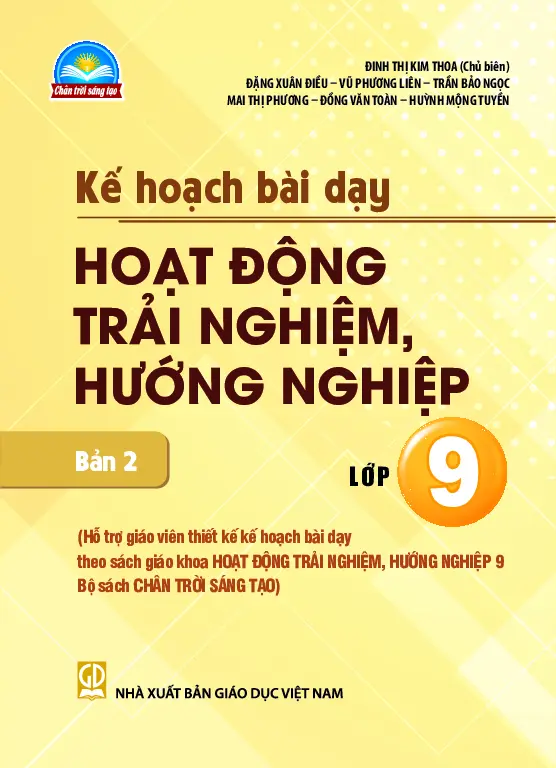 Kế hoạch bài dạy Hoạt động trải nghiệm, hướng nghiệp 9 - Bản 2 Chân trời sáng tạo