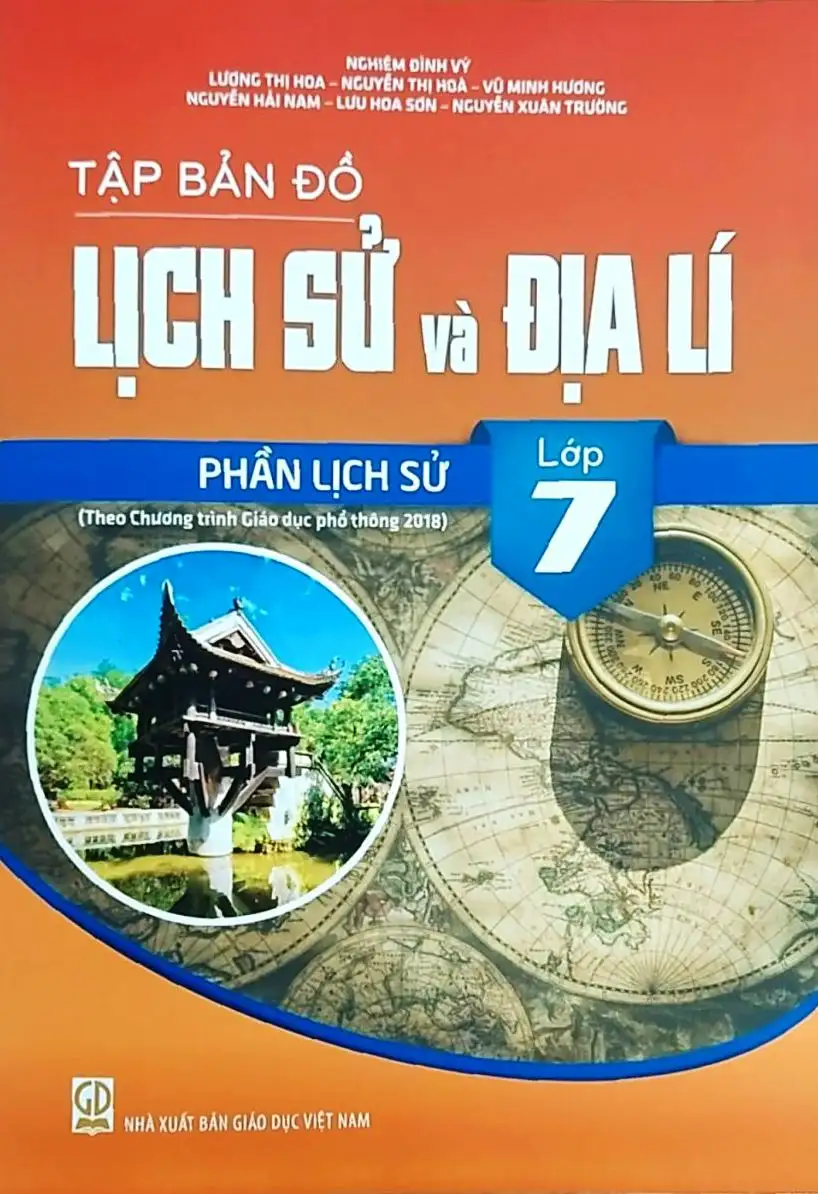 Tập bản đồ Lịch sử và Địa lí lớp 7 – Phần lịch sử (Theo chương trình Giáo dục phổ thông 2018)