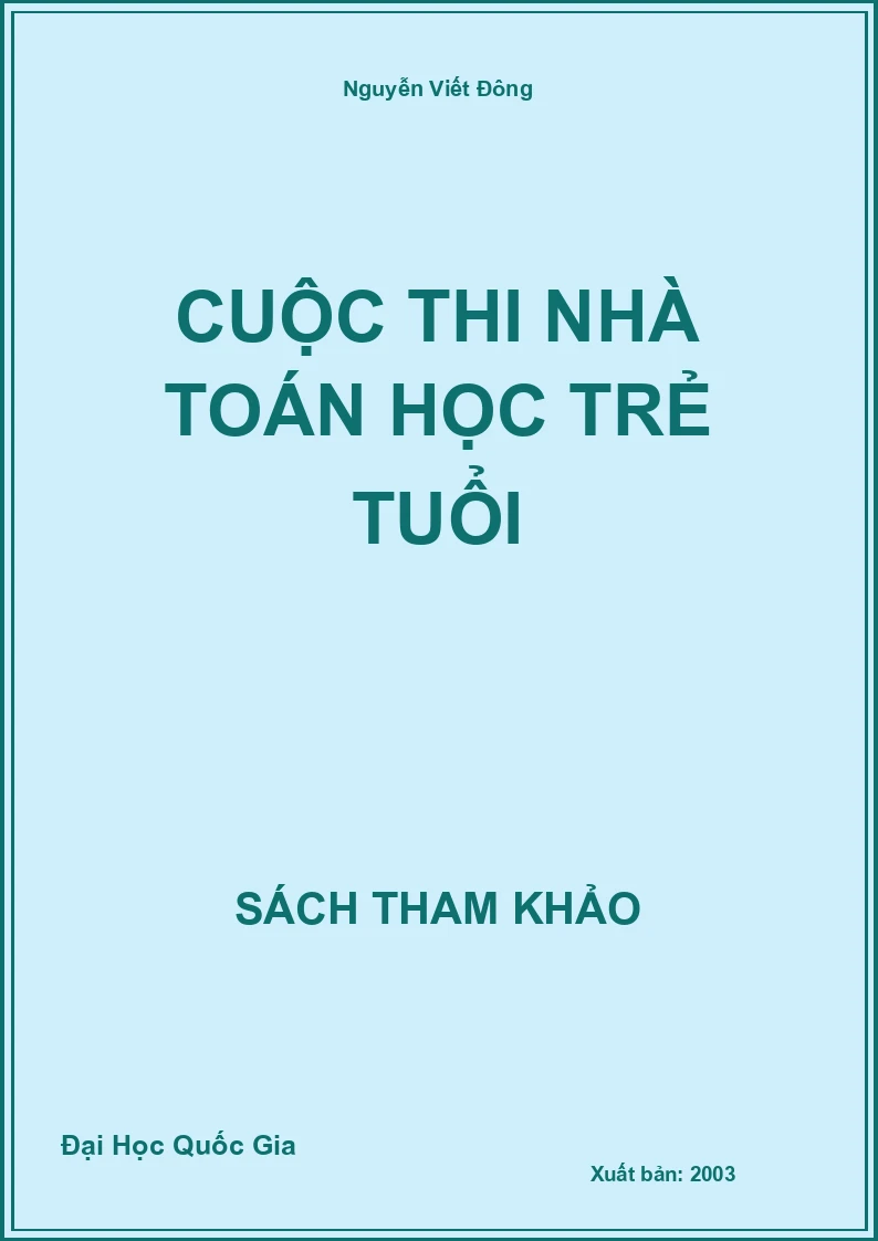 Cuộc thi nhà toán học trẻ tuổi