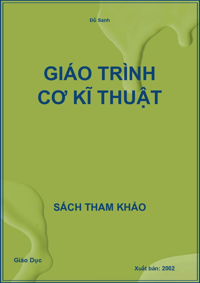 Giáo trình cơ kĩ thuật