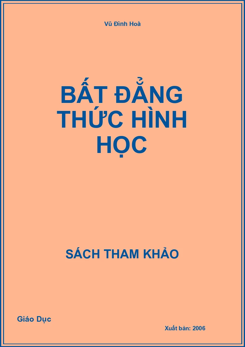 Bất đẳng thức hình học