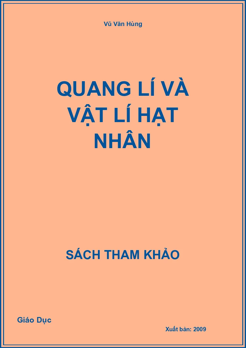 Quang lí và Vật lí hạt nhân