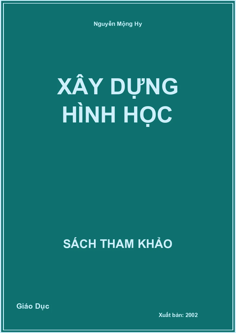 Xây dựng hình học